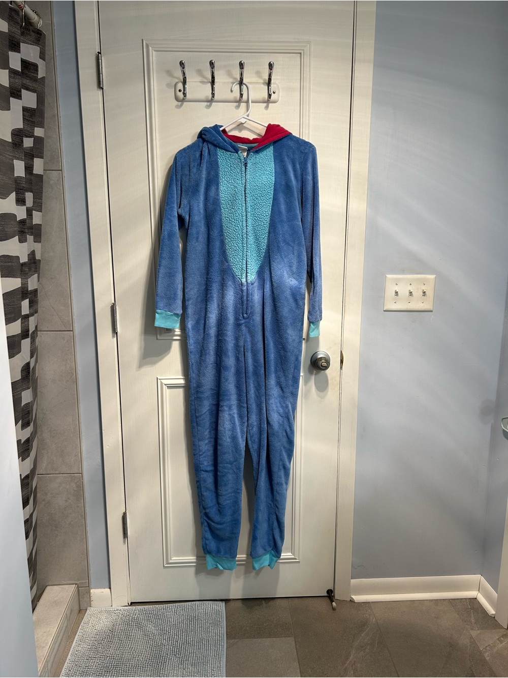 Disney’s Stitch Hooded Adult Onesie - Picture 3 of 9